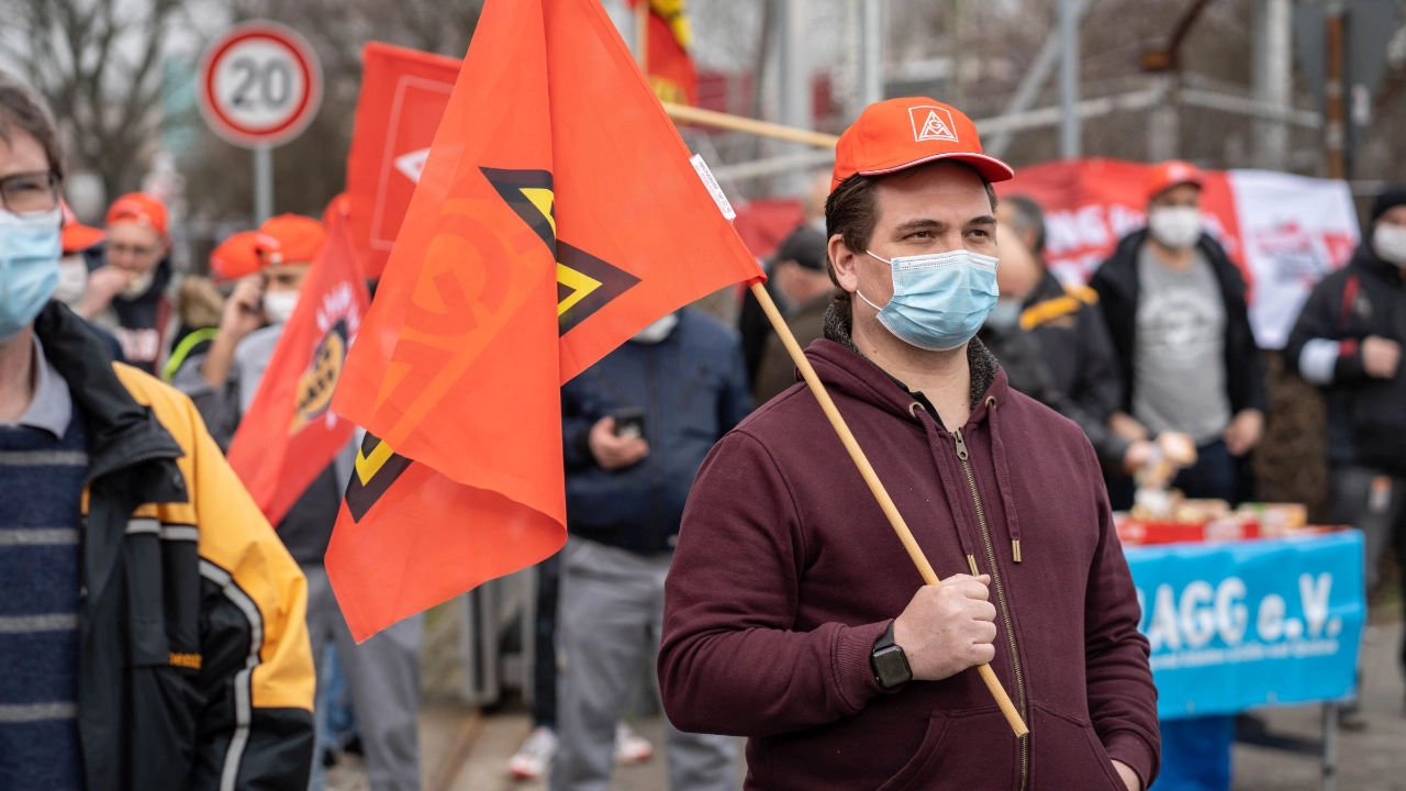 Warnstreik Continental Frankfurt