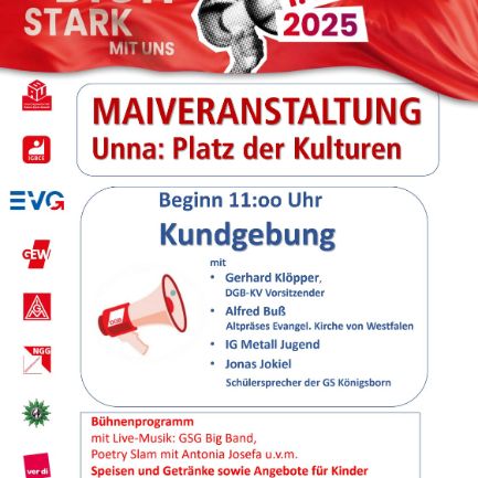 Maiplakat Unna 2025